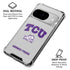 Texas Christian University Horned Frogs Logo Print Google Pixel 10 Clear Case